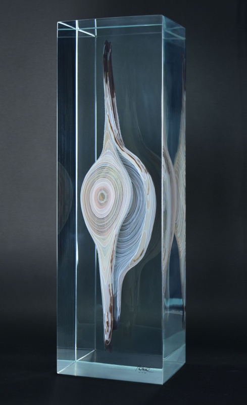 Glass object No. LXIII (2018) 19x63x15 cm